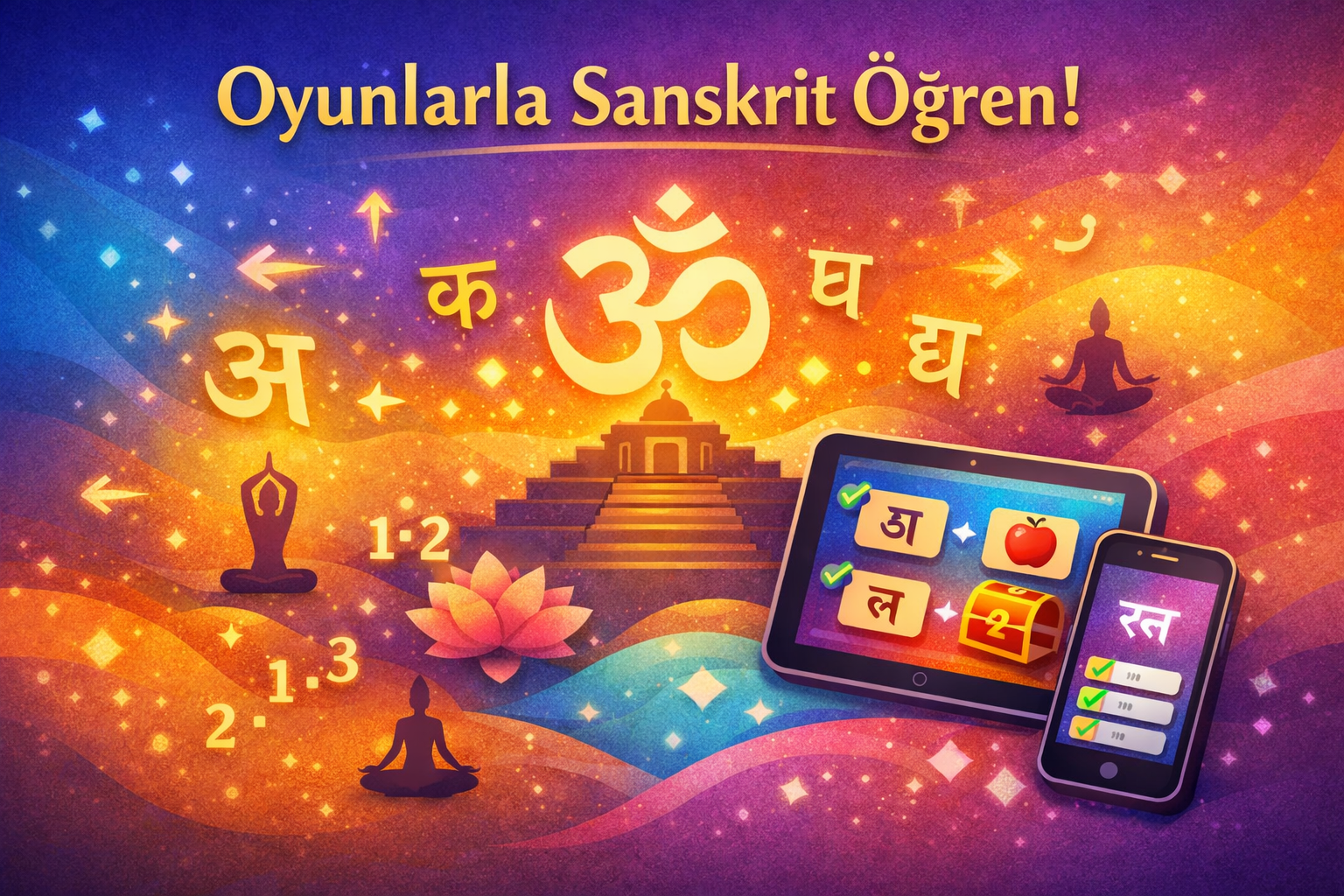 Oyunlarla Sanskrit Öğren